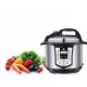 New 8-in-1 Electronic Pressure Cooker St. Steel 1000W 6 LTR Non-Stick Auto Ctrl