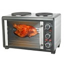 New 2200W 28Ltr Rotisserie Convection Oven w/ Twin Stove Hotplates - Roast Bake Broil